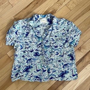 Maeve by Anthropologie Linen Top